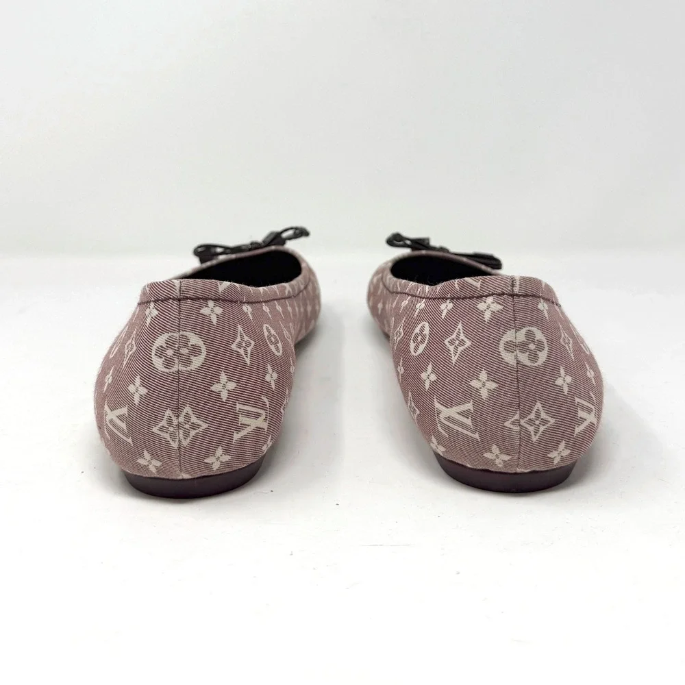 Louis Vuitton Monogram‎ Ballet Flats Pink Patent Bow Y2K Marc Jacobs EU 39